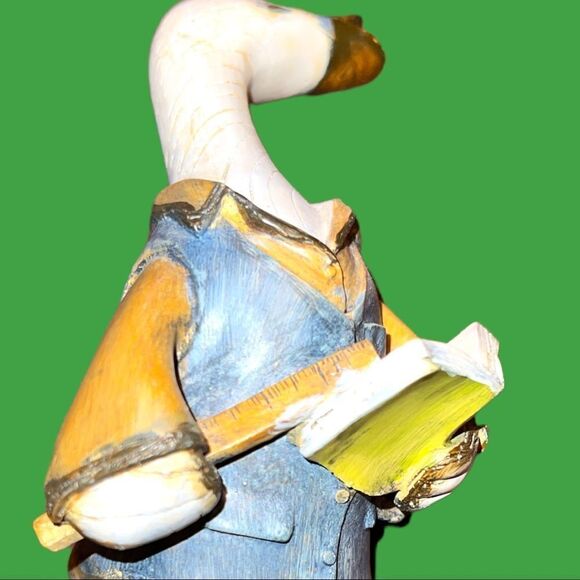 Adorable ceramic set of 3 animated ducks with books and a ruler for scho… - Picture 3 of 11